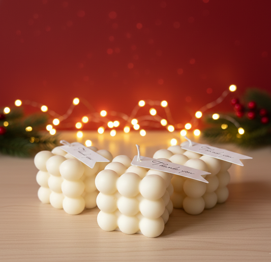 Bubble Cube Candle