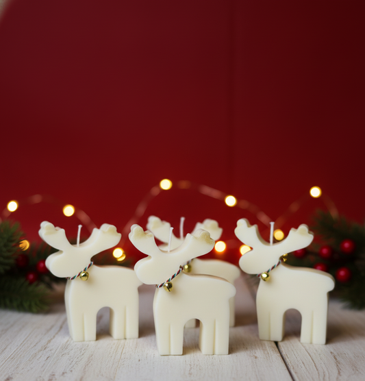 Christmas Reindeer Candle – Festive Holiday Edition